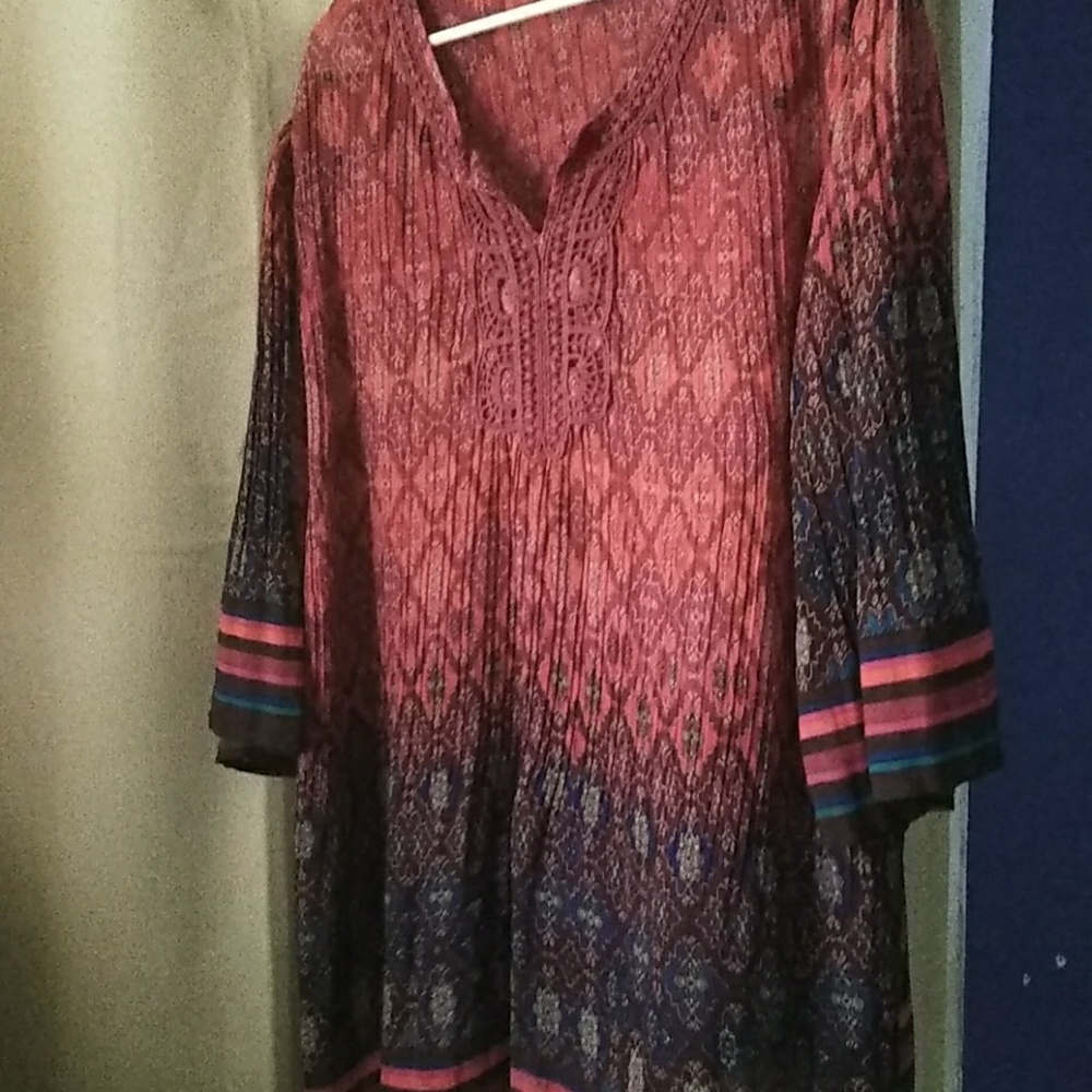 Retro long shirt or use as a dress